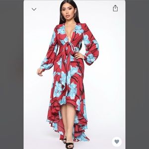 NWT gorgeous hi low summery maxi size large